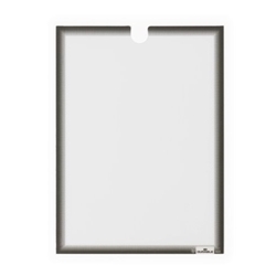 Durable Self Adhesive Easy-Insertion Info Pocket Signage - 5 Pack - A4 Grey