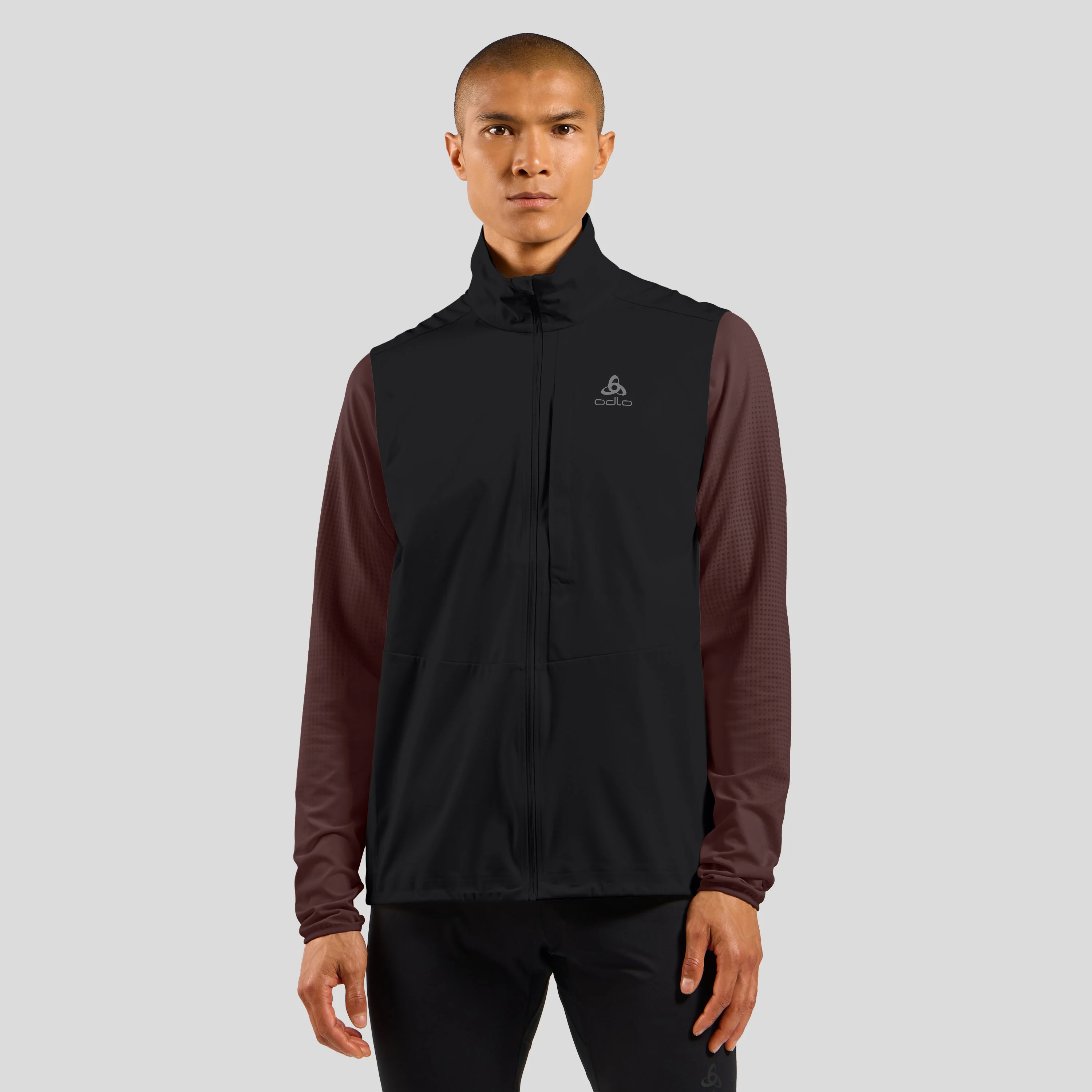 ODLO Zeroweight Warm Running Vests Men - Black, Size XL