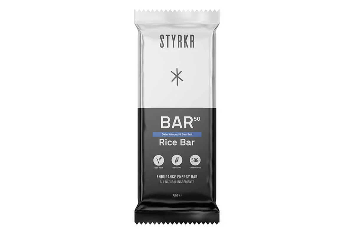 Styrkr BAR50 Energy Bar - Box Of 12  - Apple & Cinnamon / Caramel / Sultana / Box Of 12