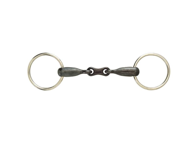 Korsteel Bits | Korsteel Sweet Iron French Link Loose Ring Snaffle Bit