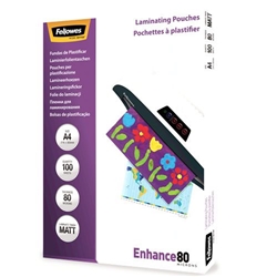 Fellowes Fellowes Laminating Pouch A4 160 Micron Pack of 100, Clear | Home & Office Machines > Laminators & Laminating Sheets > Laminating Pouches