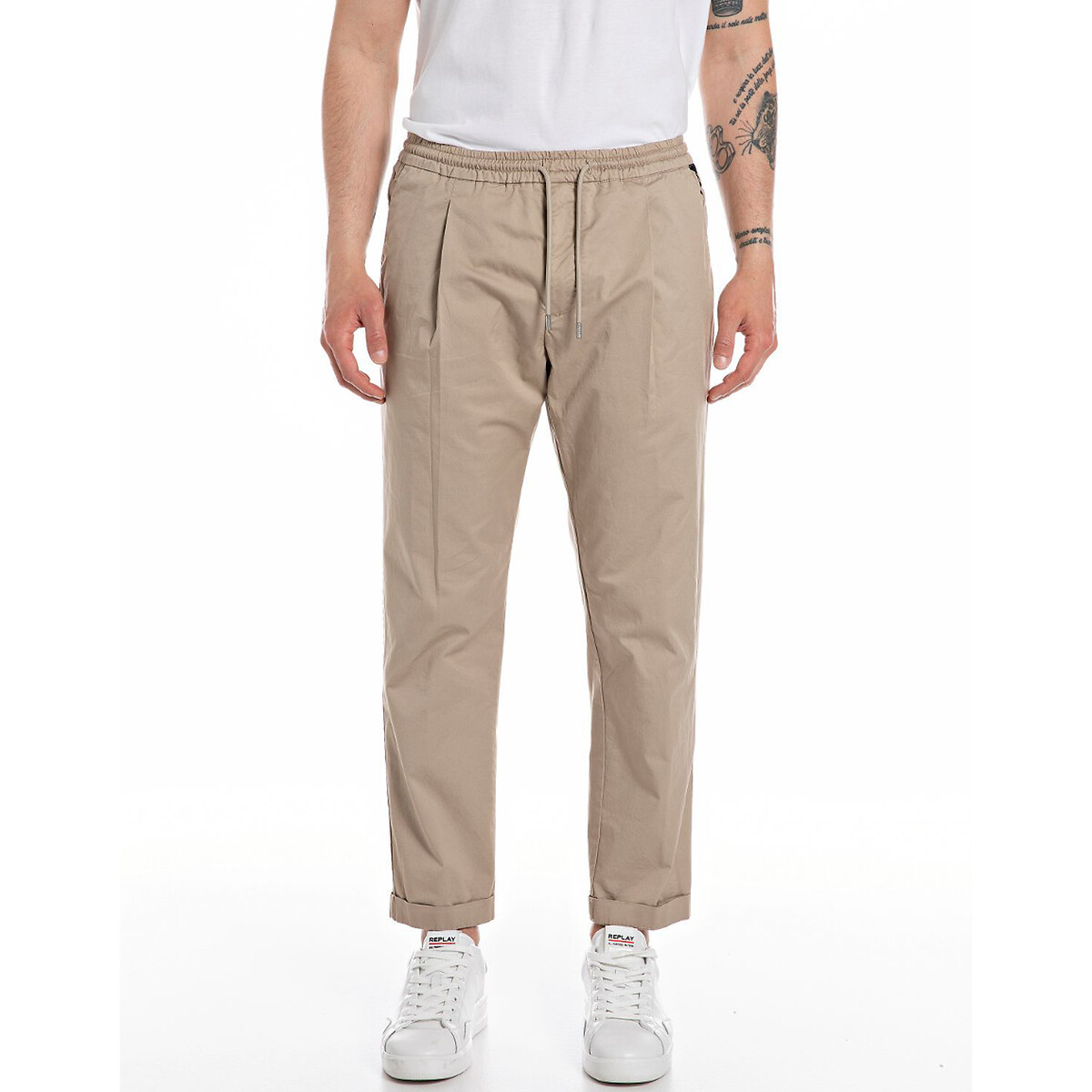 Replay Cotton Cargo Trousers
