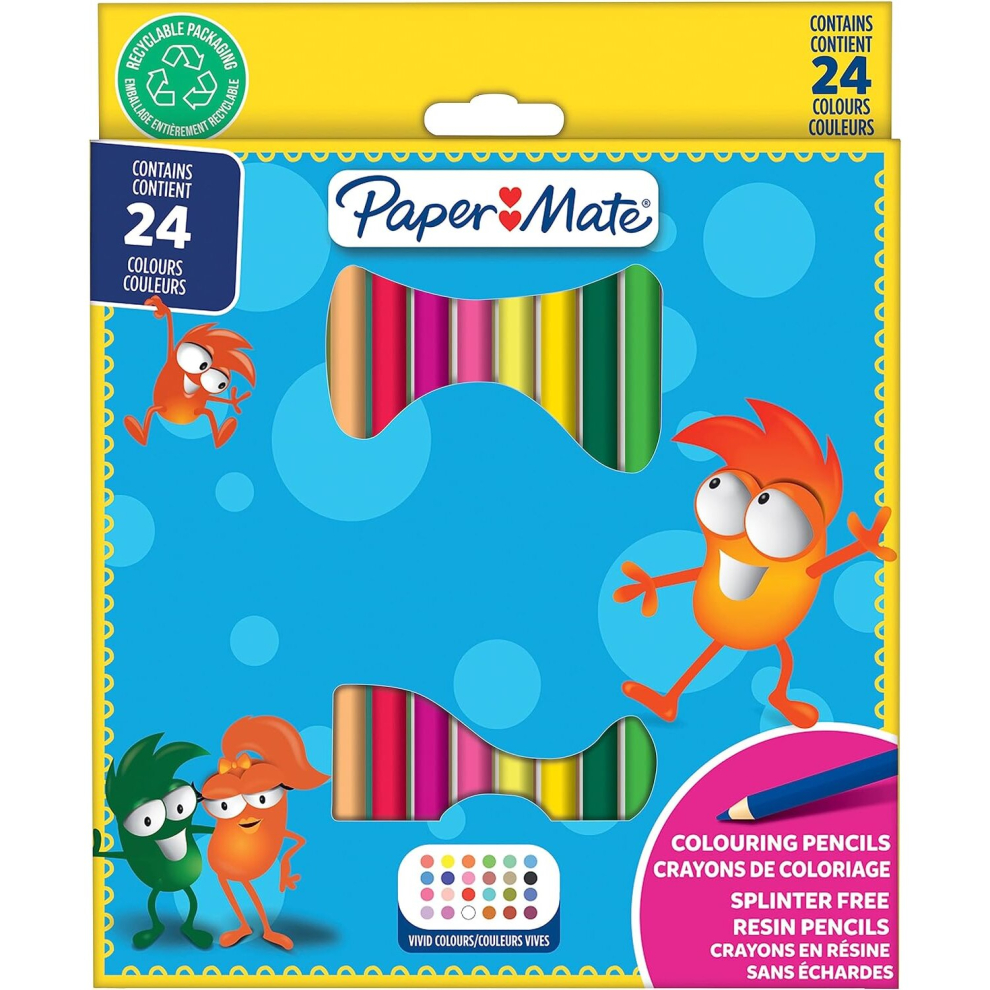 Papermate Buntstifte Kids Colouring Bunt 24er M Blister