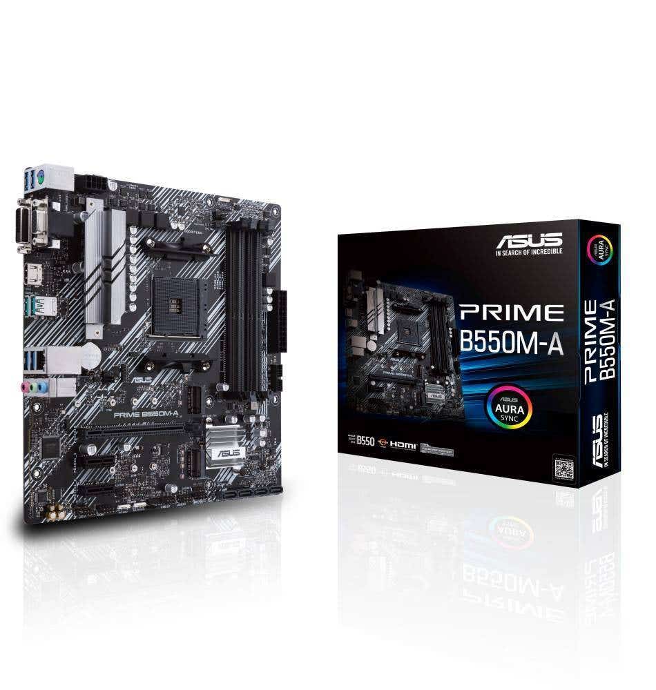 Asus Amd Ryzen 7 5800x Eight Core 4.7ghz, Prime B550-plus Motherboard Cpu Bundle