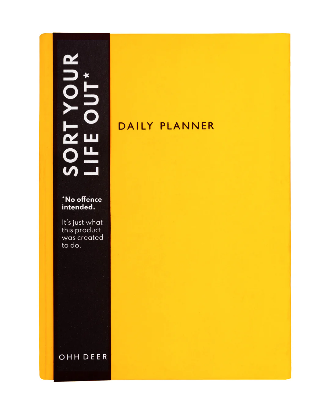 Ohh Deer Neon Amber Undated Daily Planner