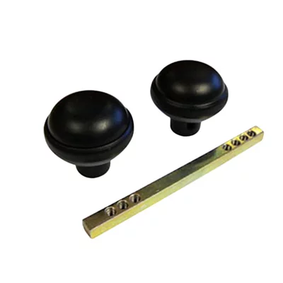 Yale Rim Lock Door Knob - Black