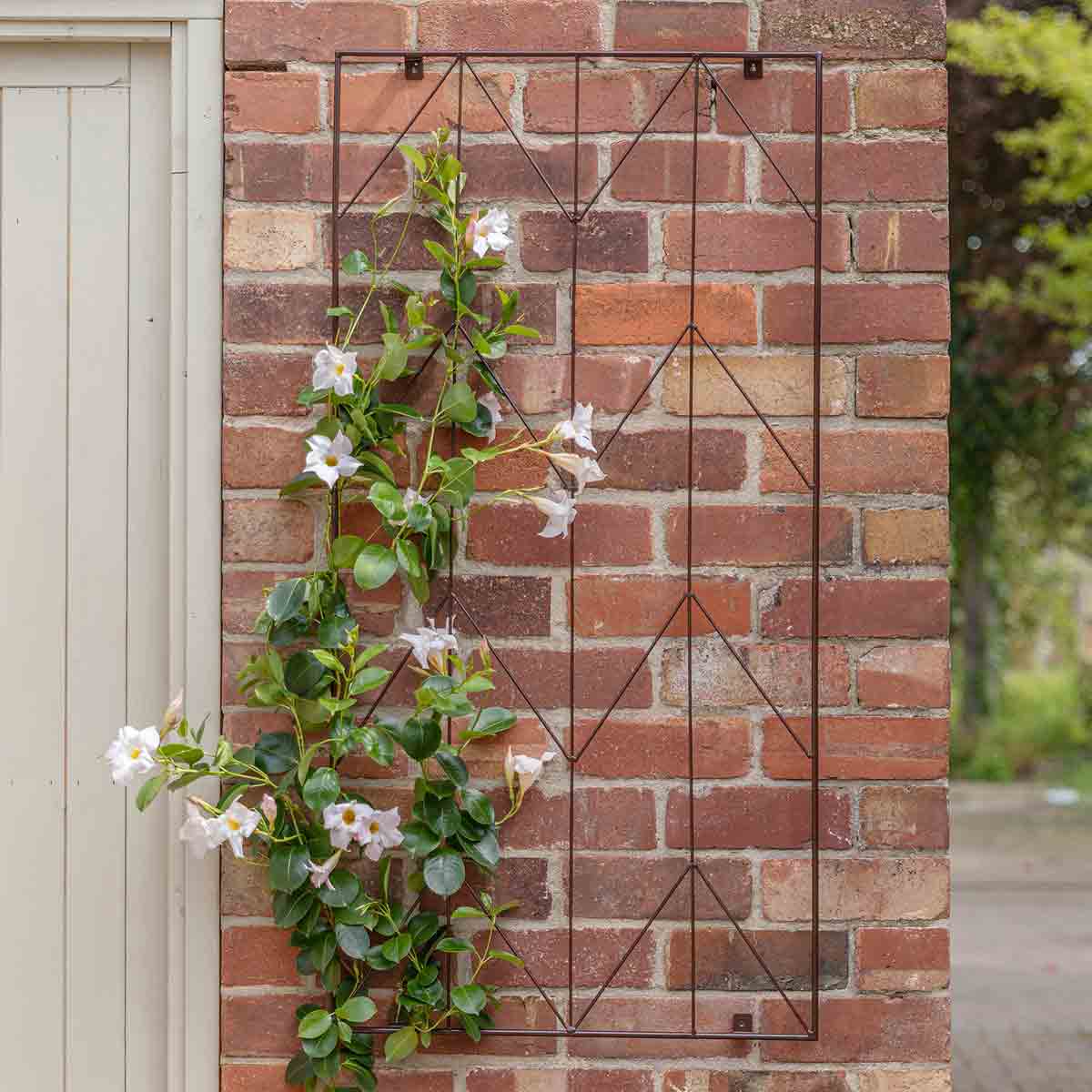 Outdoor Herringbone Trellis Bronze H120cm W60cm