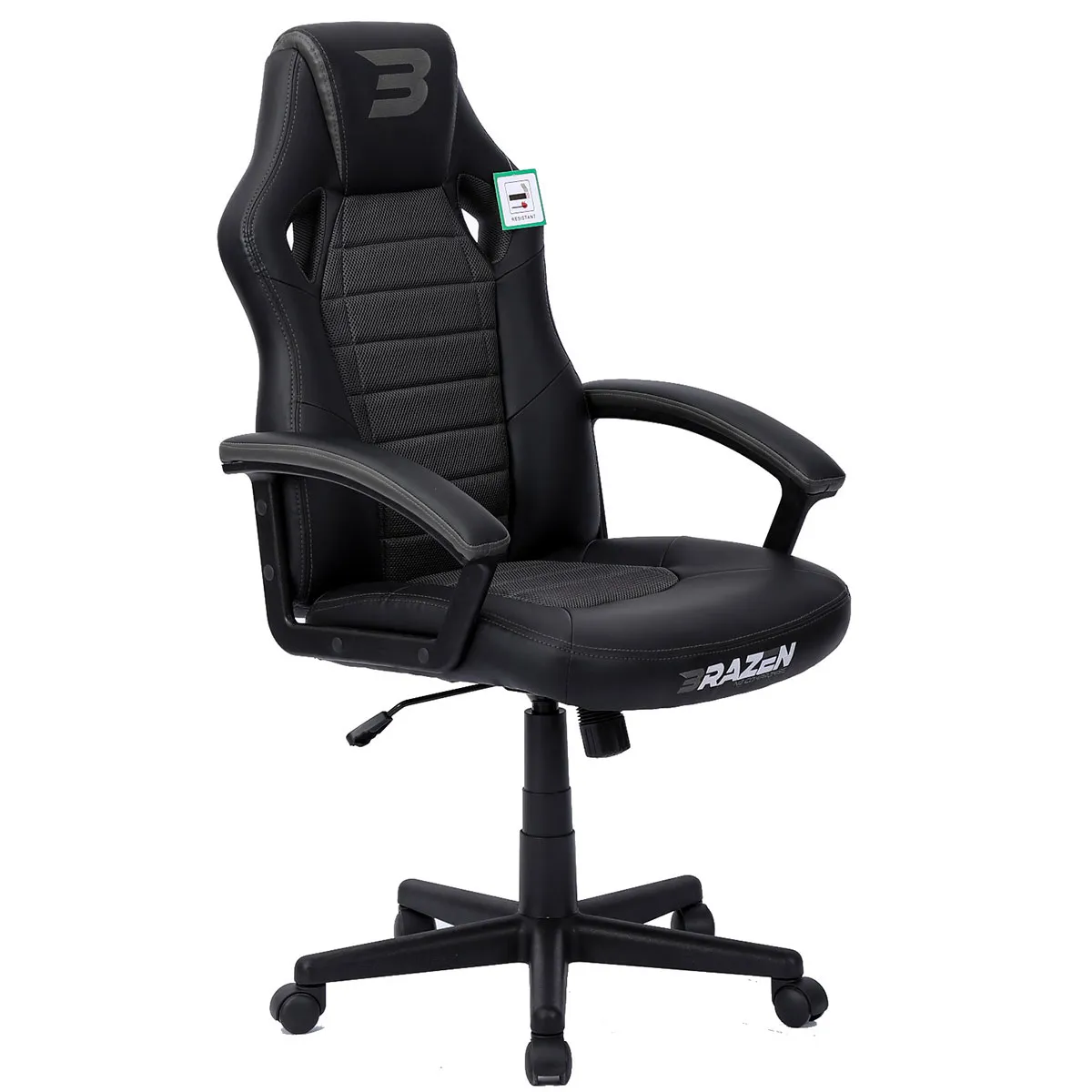 BraZen Gaming Chairs BraZen Salute PC Gaming Chair black,blue,gray,green,indigo,pink,red,white,yellow