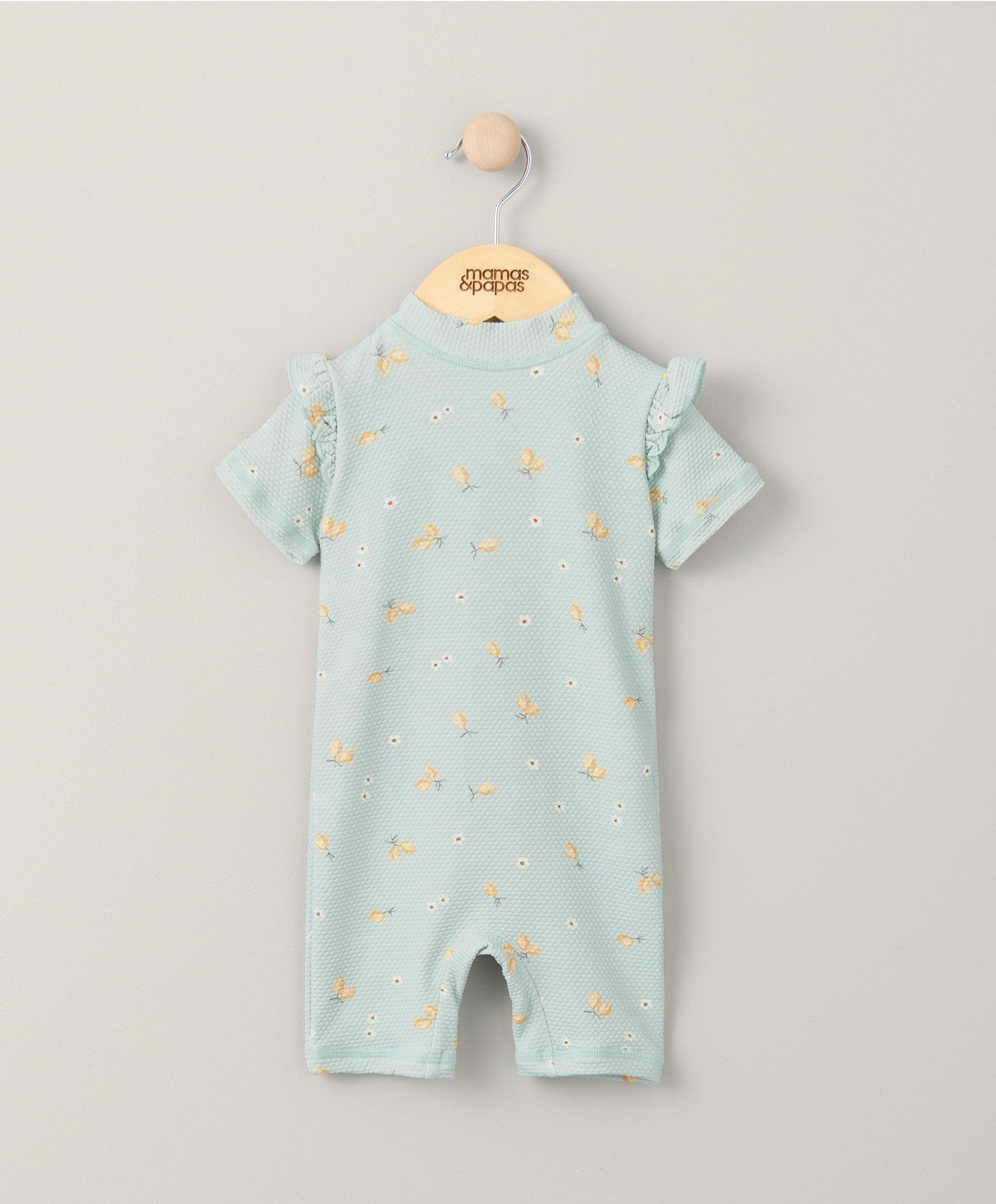 Mamas & Papas Short Sleeve Rashsuit Swimwear - Lemon