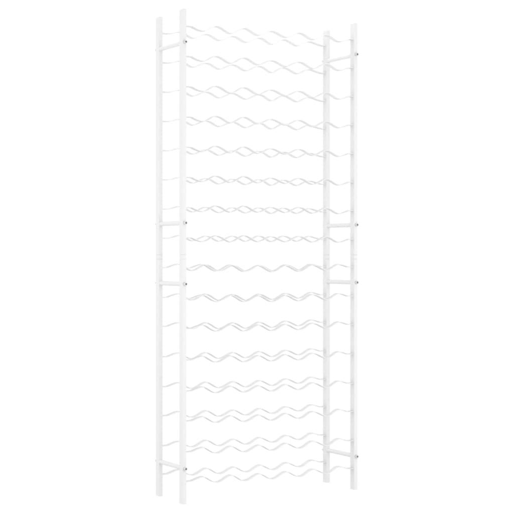 VidaXL Wine Rack for 96 Bottles White Metal