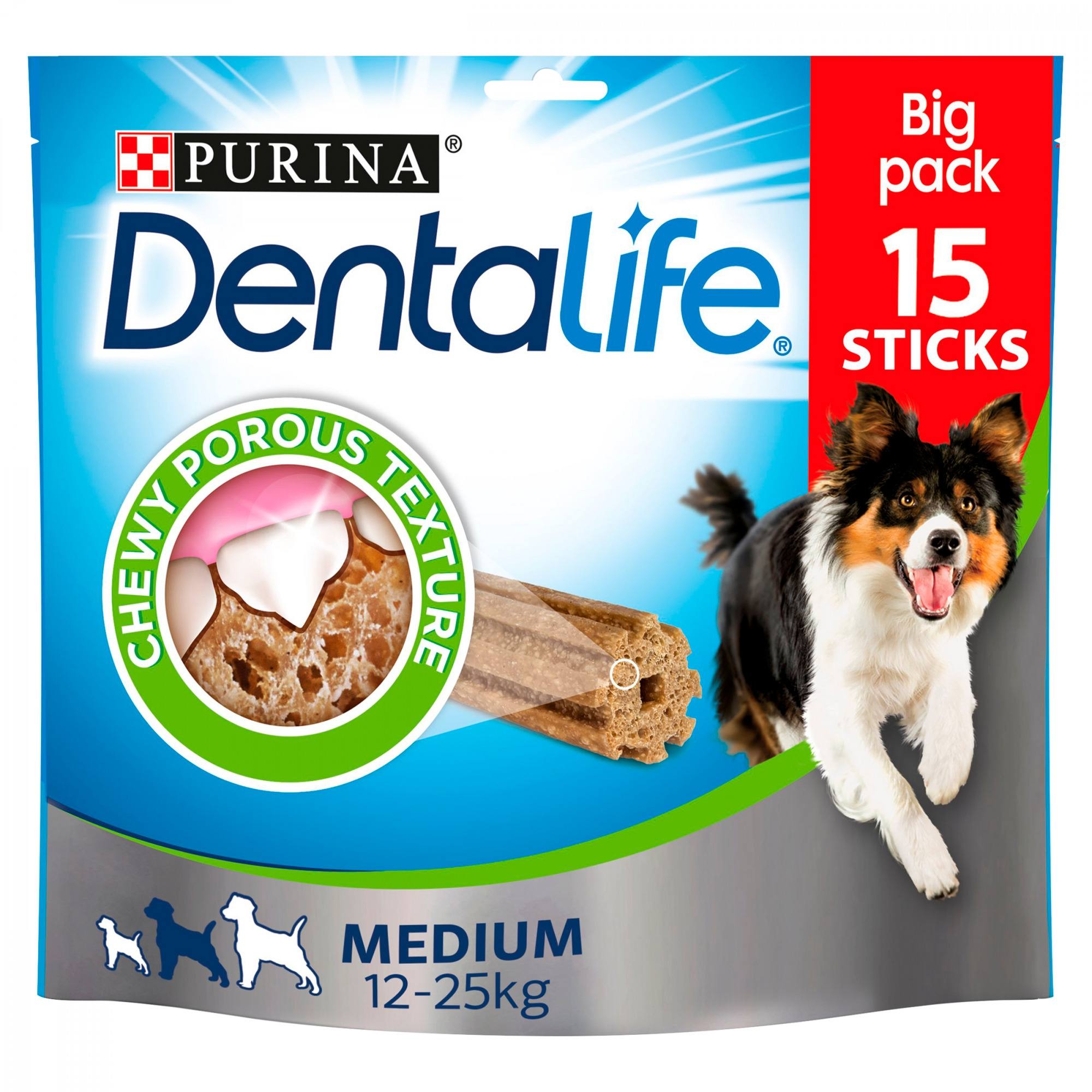 Purina Dentalife Daily Oral Care Chk Chew Adult Md 15 Pk 345G (Pack Of 3)