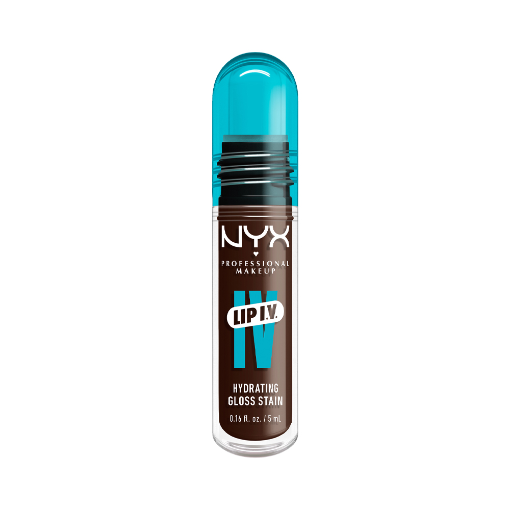 Nyx Professional Makeup Lip IV Hydrating Gloss Stain Lip Gloss Espresso Soak