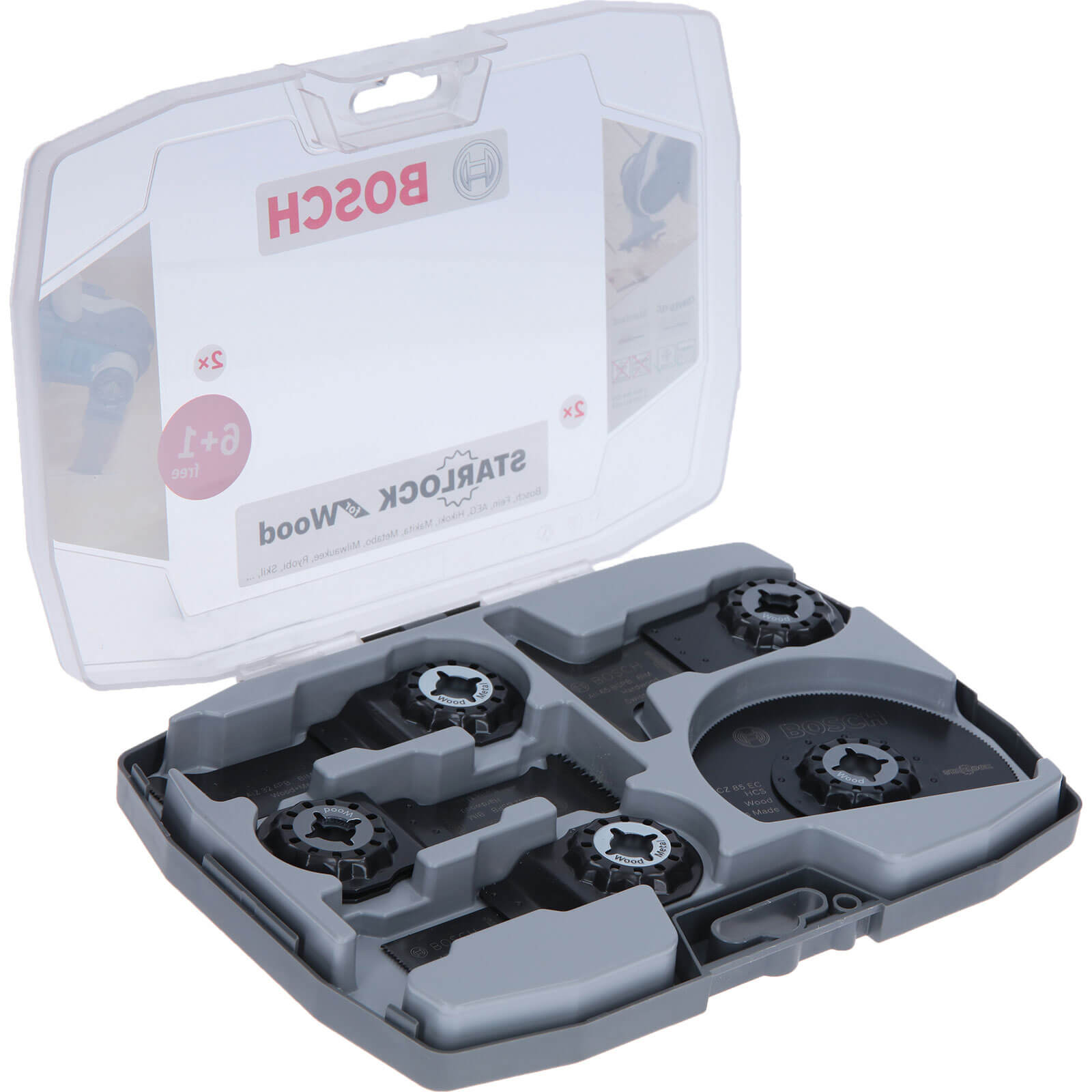 Bosch 6+1 Multi-Tool Wood Saw Blade Set (Starlock)