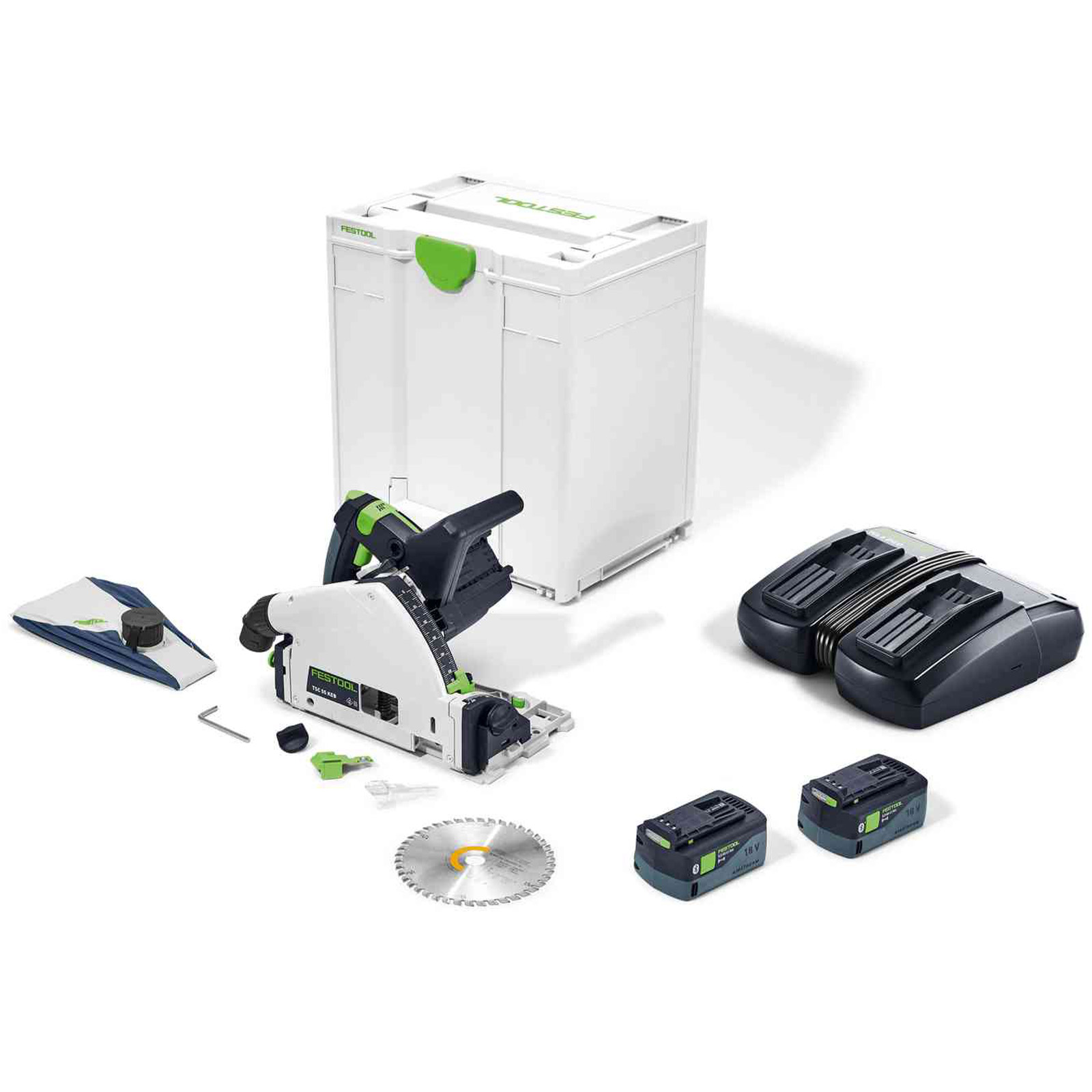 Festool Tsc55 5,0 Kebi-plus/xl 18v Cordless Circular Plunge Saw Kit 2