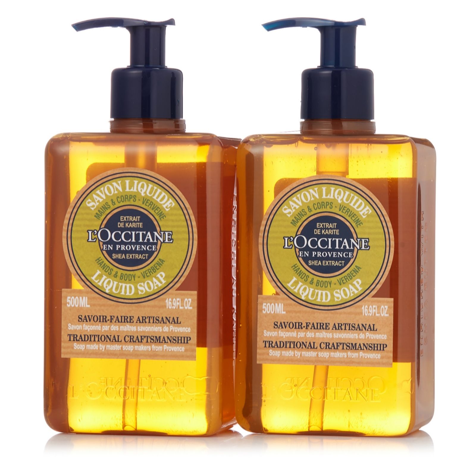 L'Occitane 2 Piece Liquid Soap Set