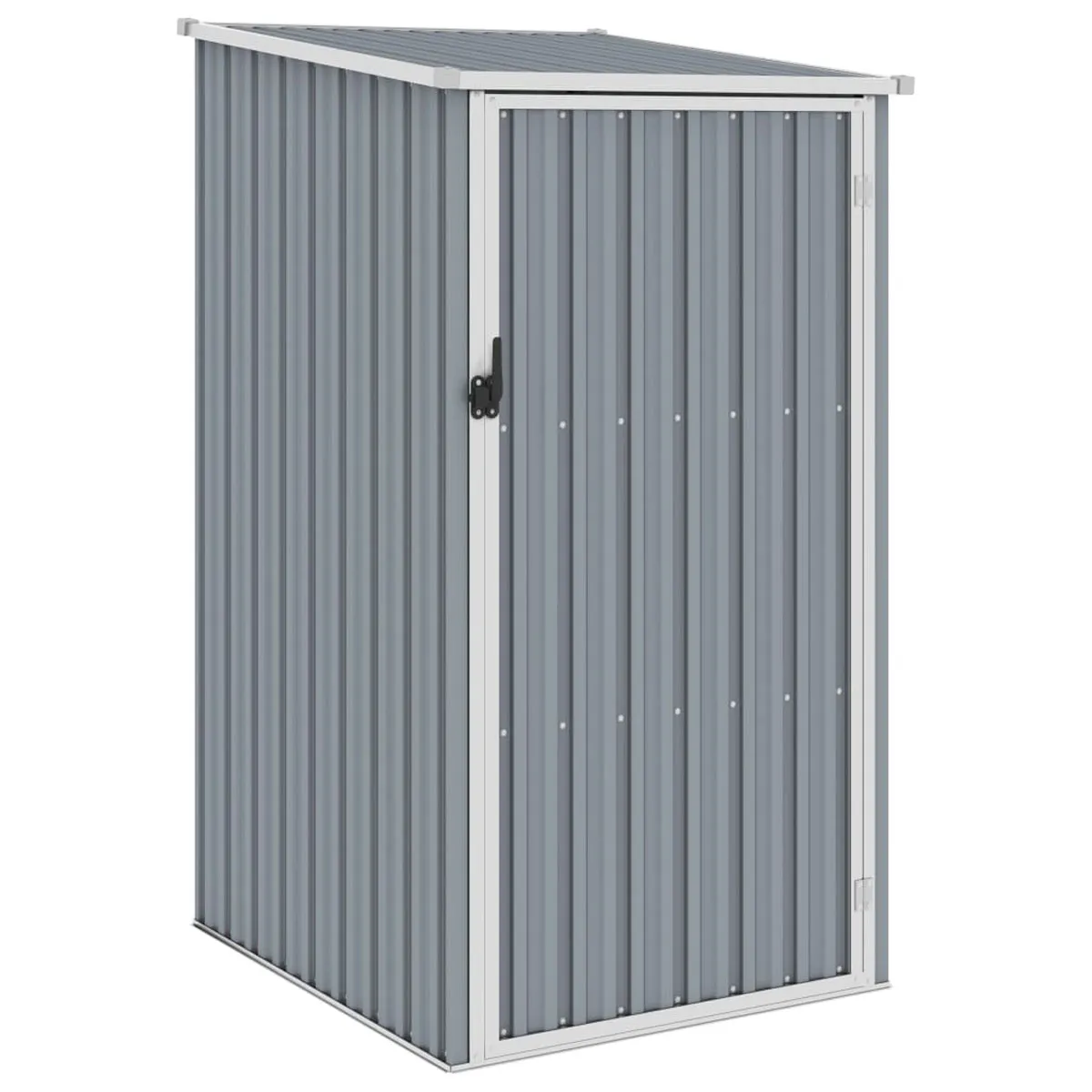 VidaXL Garden Shed Grey 87x98x159 cm Galvanised Steel