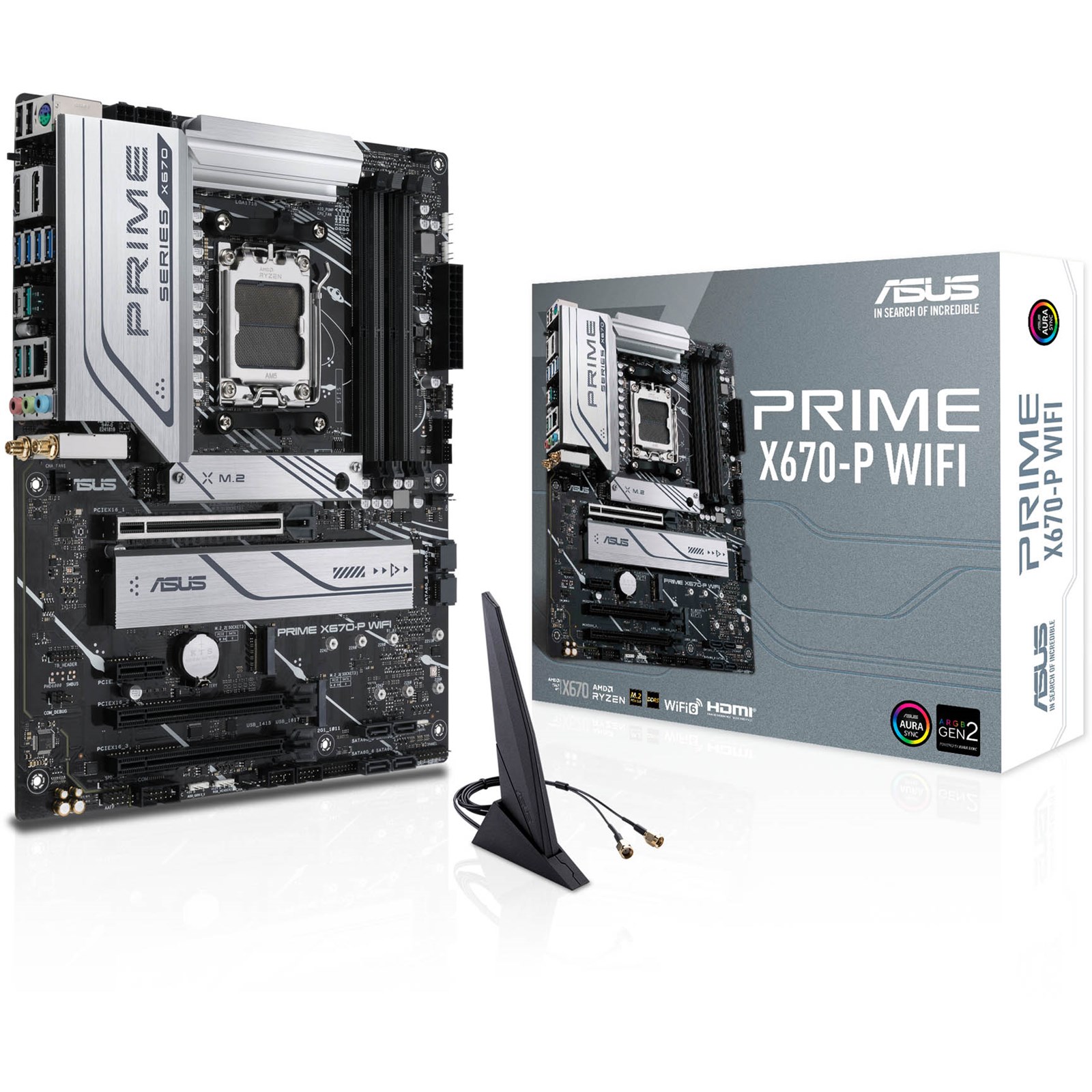 Asus Prime X670-P WiFi ATX Motherboard for AMD AM5 CPUs