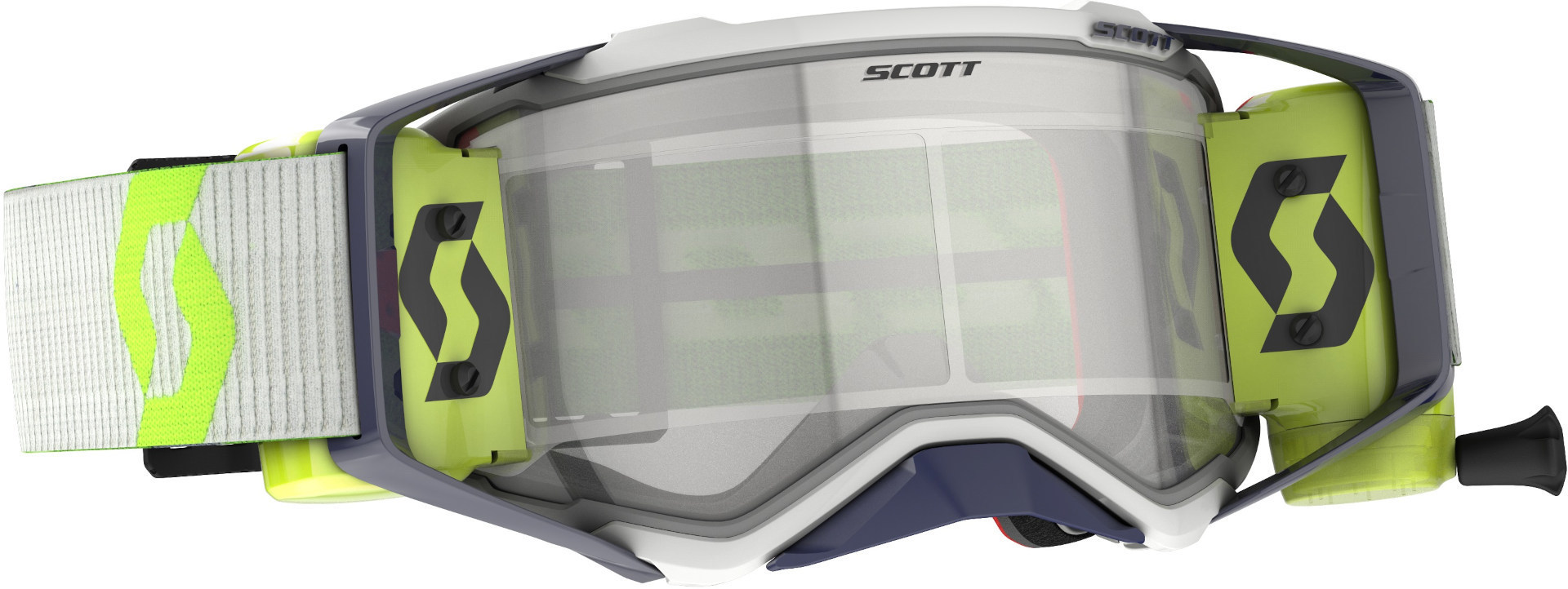  Scott Prospect WFS Duo Motocross Brille, grau-gelb, grau-gelb