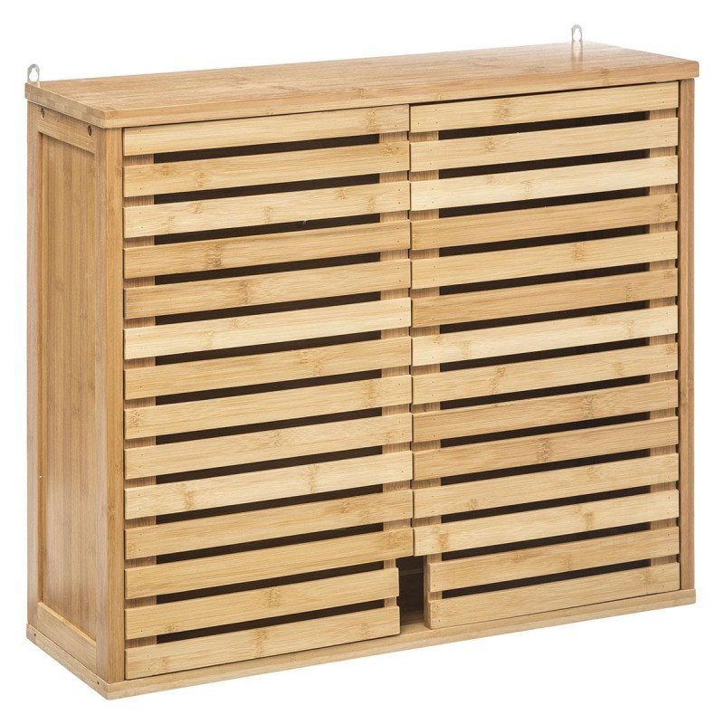 Eminza Hanging Bathroom Cabinet in Bamboo