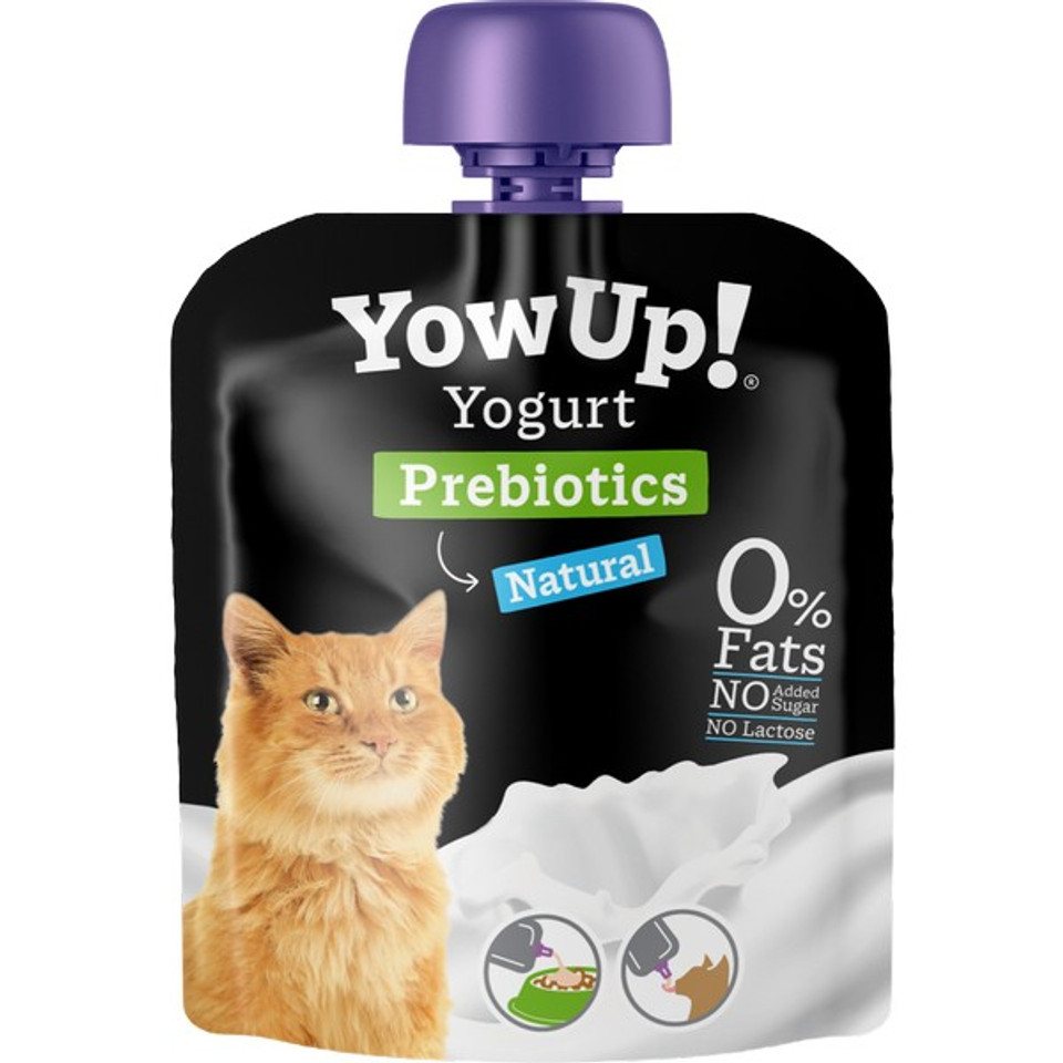YowUp  Yogur Natural con Prebioticos para Gatos 1 Unidad