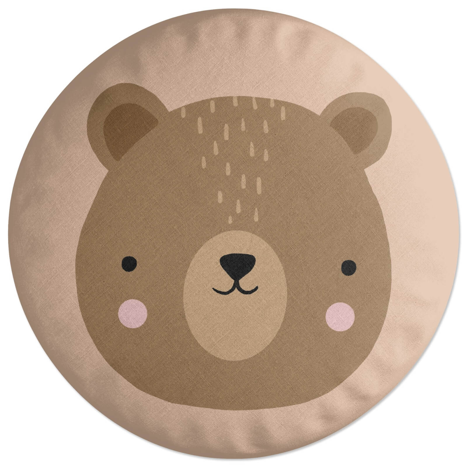 Circle Cushions Decorsome Bear Round Cushion Round Cushion