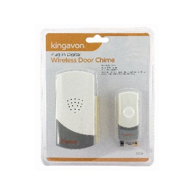 KINGAVON Plug In Digital Wireless Door Chime