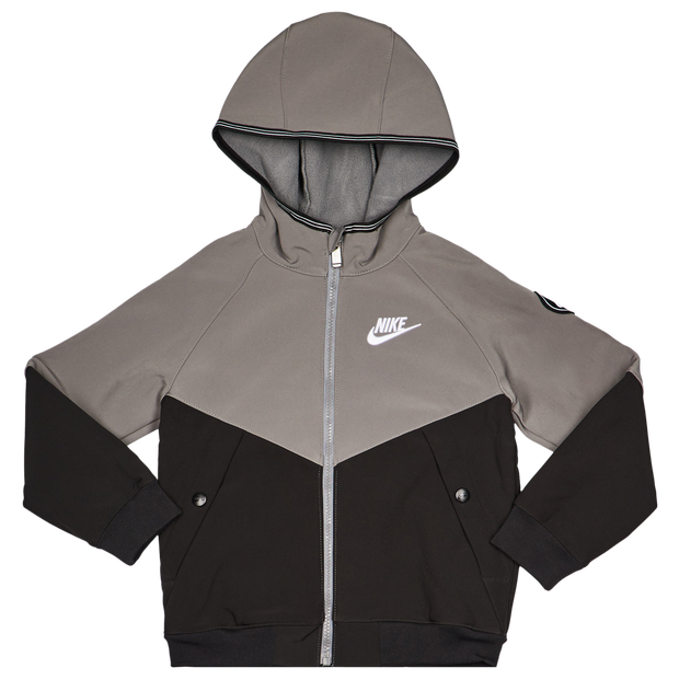 Nike Futura Softshell Unisex Jackets - Grey - Size 2 - 3 Years - Poly Woven - Foot Locker
