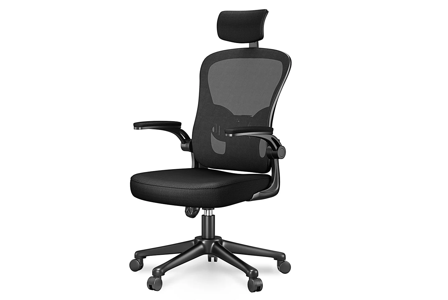 RattanTree Office Chair Ergonomic Desk Chair Swivel Computer Chair for Home Office Max Load 150kg, With Headrest