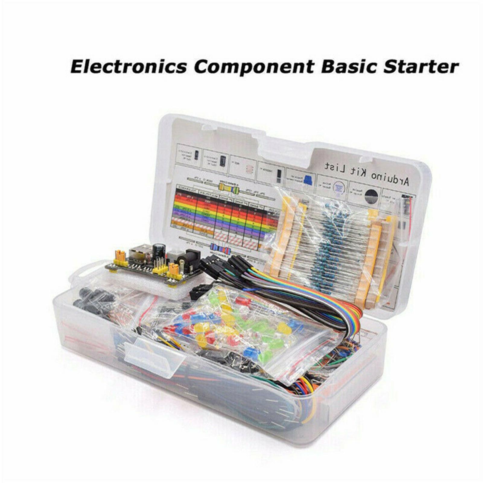 3d Printing Machine Electronic Components Kit 830 Connect Points Breadboard Cable Resistor Applicable For UNO R3 white