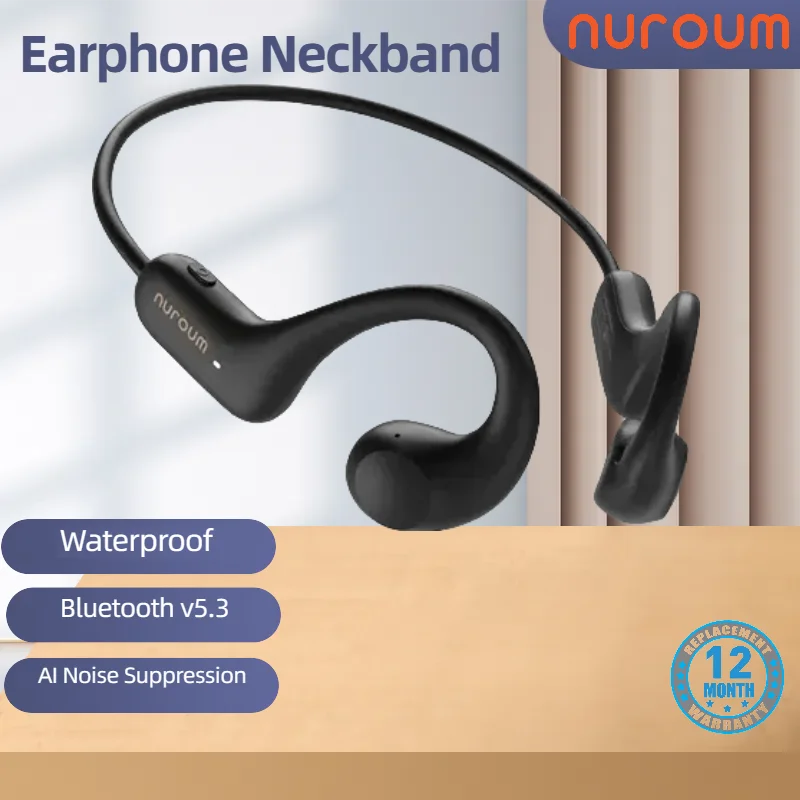 Nuroum Ow10 Tws Super Power Wireless Headphones Bluetooth Earphones Neckband Earbuds With Ipx 6