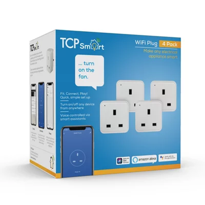 TCP Smart 13a Wifi Plug - 4 Pack