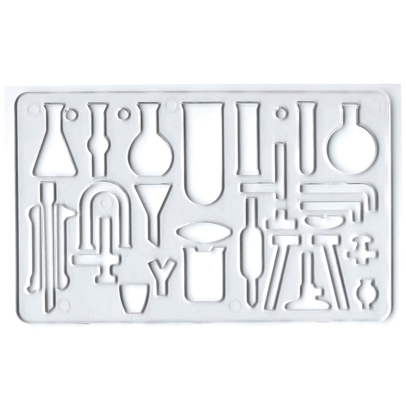 Major Brushes Chemistry Stencil