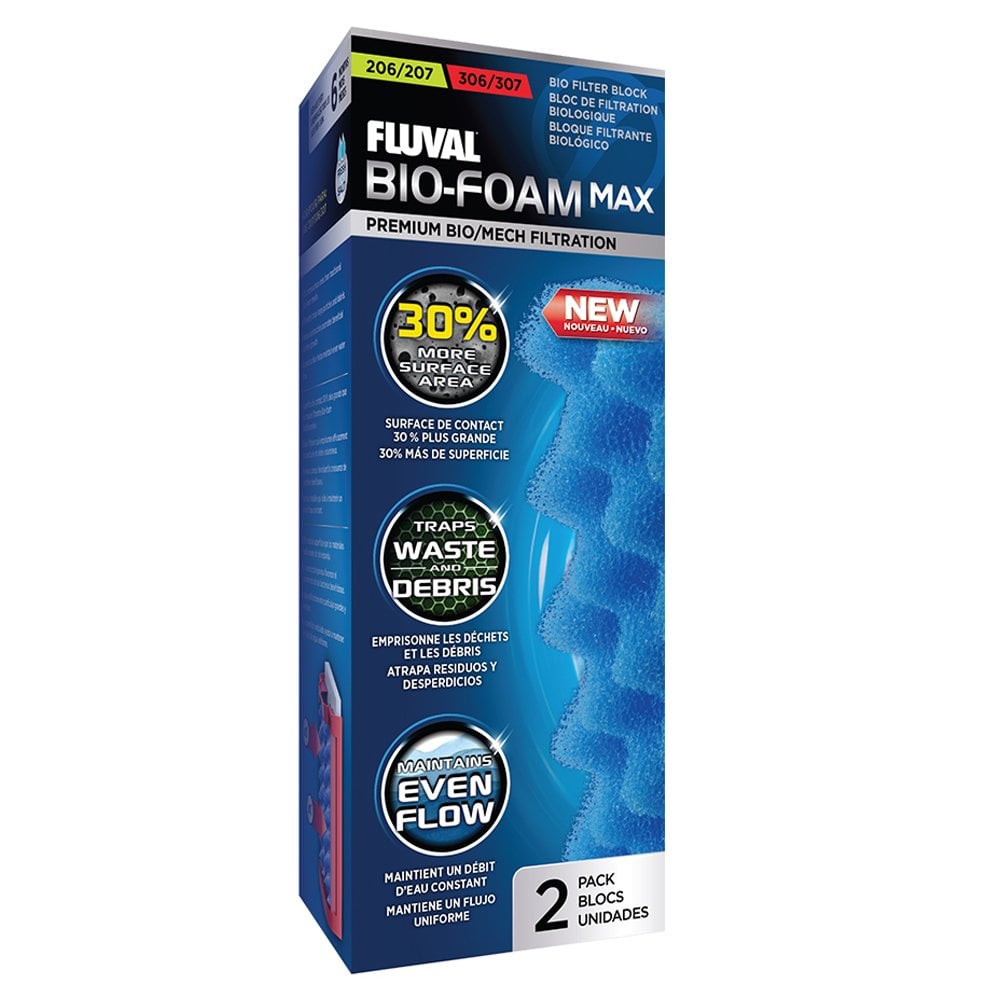 Fluval External Filter Bio-Foam Max Size: 206/207/306/307