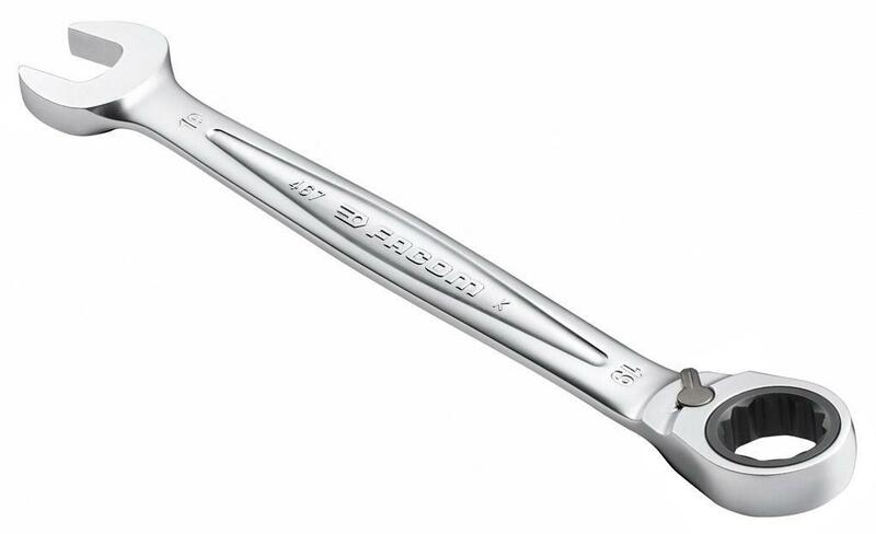 Facom FCM467B12 467B.12 Anti Slip Combination Ratcheting Spanner 12mm