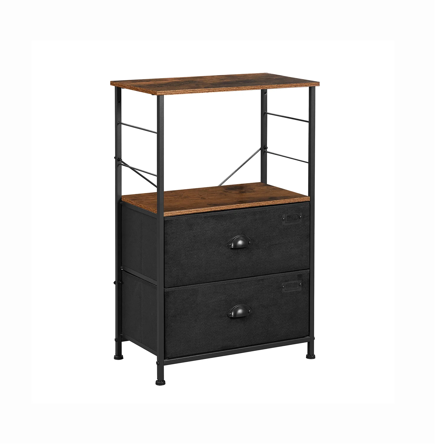SONGMICS Bedside Table with Storage Shelves