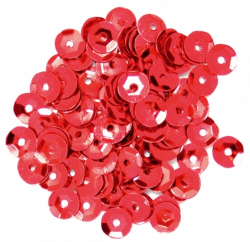 Craft Factory The Craft Factory 5mm Cup Sequins - RED
