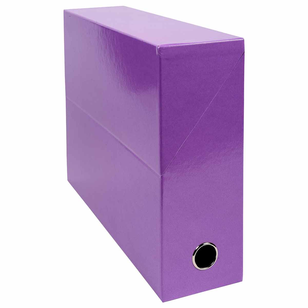 Exaclair Exacompta Iderama Filing Box 90mm Pack of 5, Purple | Filing & Folders > Box Files > Box Files