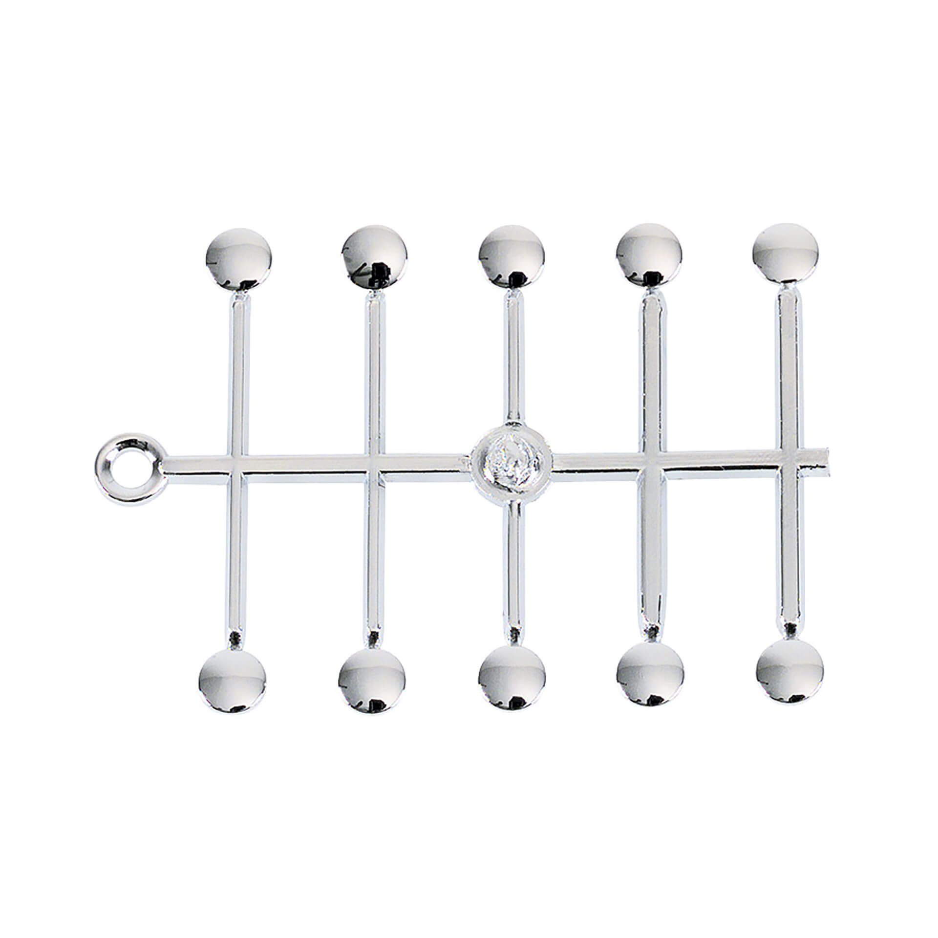 HIGHWAY HAWK Chrome caps for screws with hex M8 (10 pcs.)