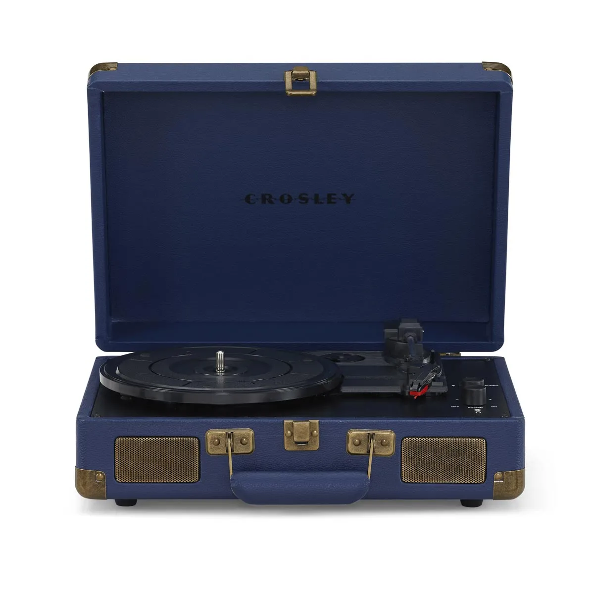 Crosley Cruiser Plus Belt Drive Bluetooth Turntable - Blue, Blue