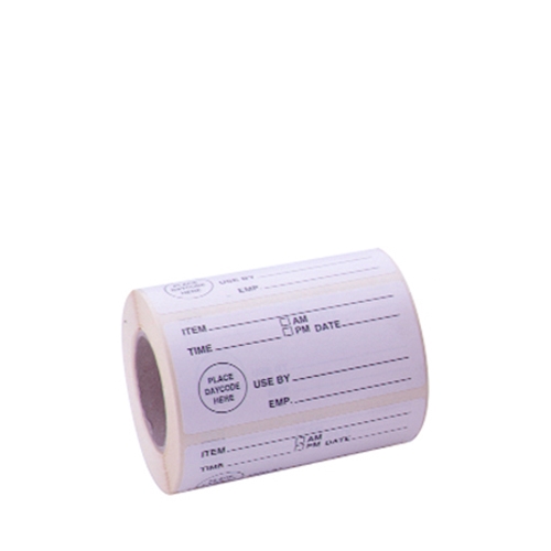 ALLIANCE Shelf Life Label on Roll 10.1 x 4.6cm White (Each)