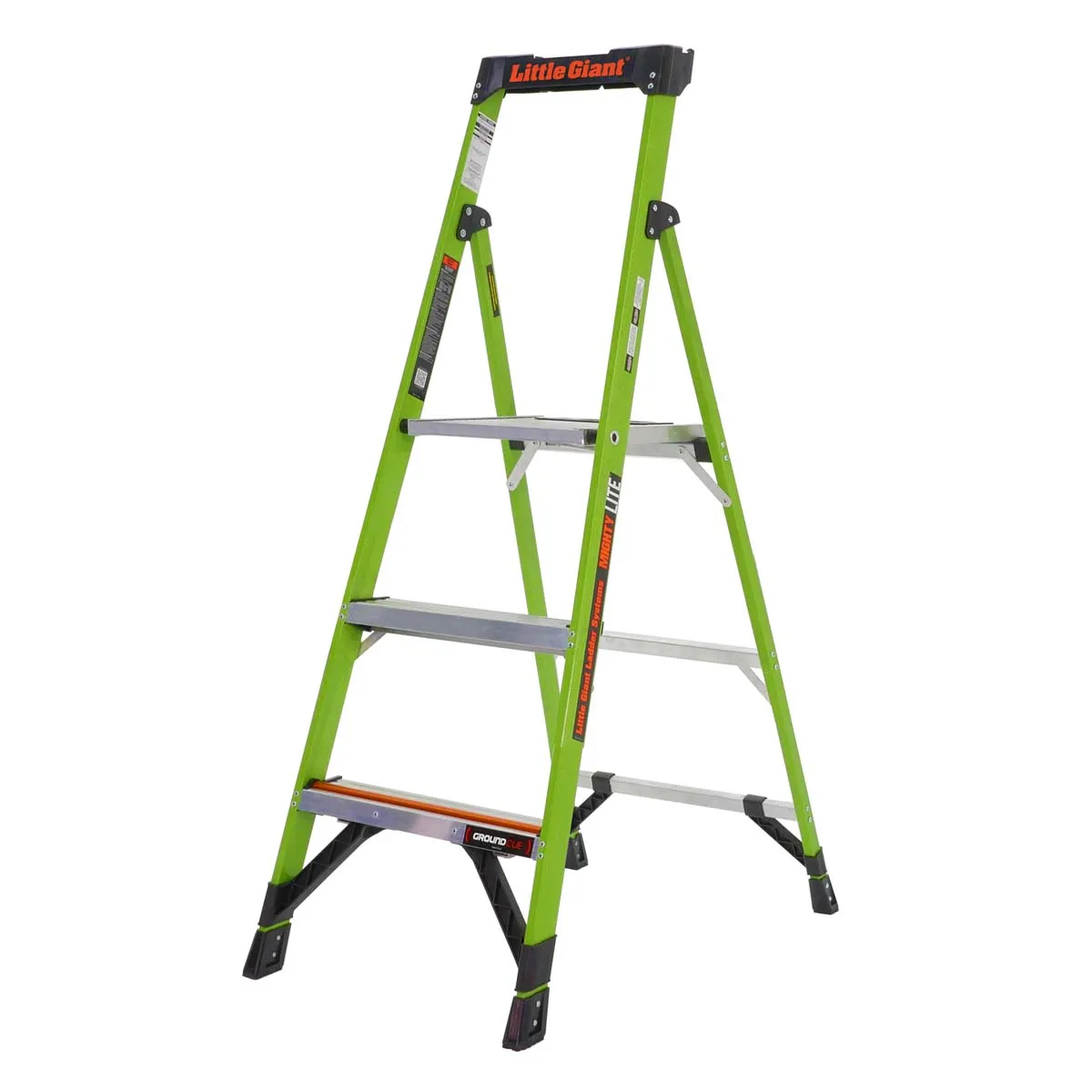 T.B. Davies Little Giant 3 Tread Mighty Lite HiViz GRP Fibreglass Step Ladder