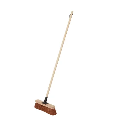 B&Q Soft Coco Indoor & Outdoor Broom, (W)300mm