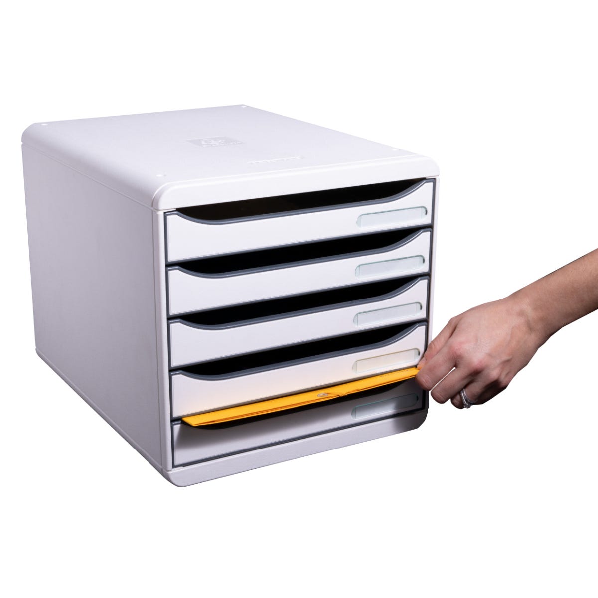 Exacompta Drawer 309740D PS Light Grey 27.8 x 34.7 x 27.1 cm