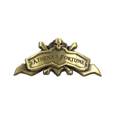 SEA OF THIEVES Athena's Fortune Ship Plaque for Merchandise