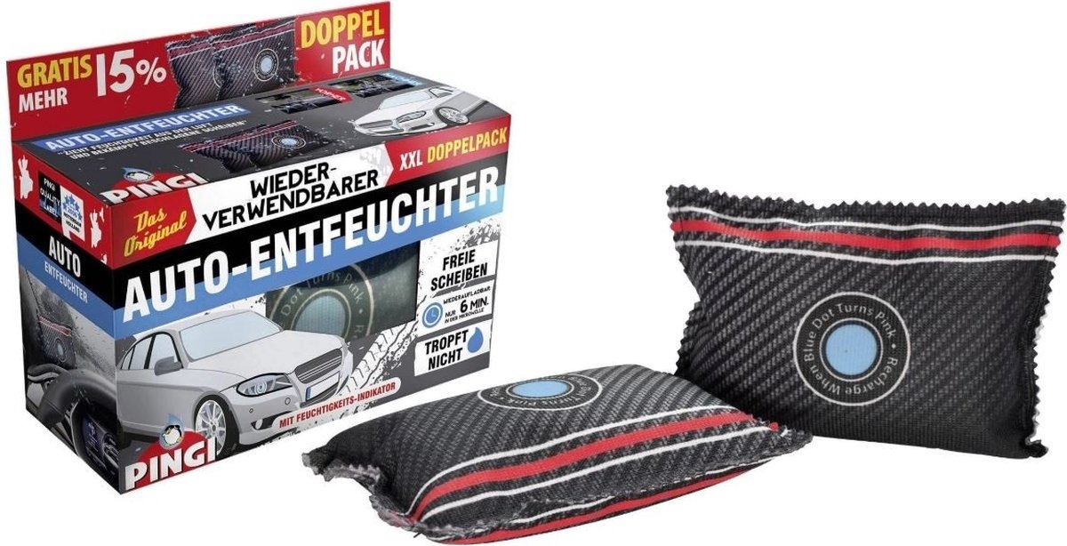 Forfait économique 1+1 Déshumidificateur de voiture Pingi 350gr