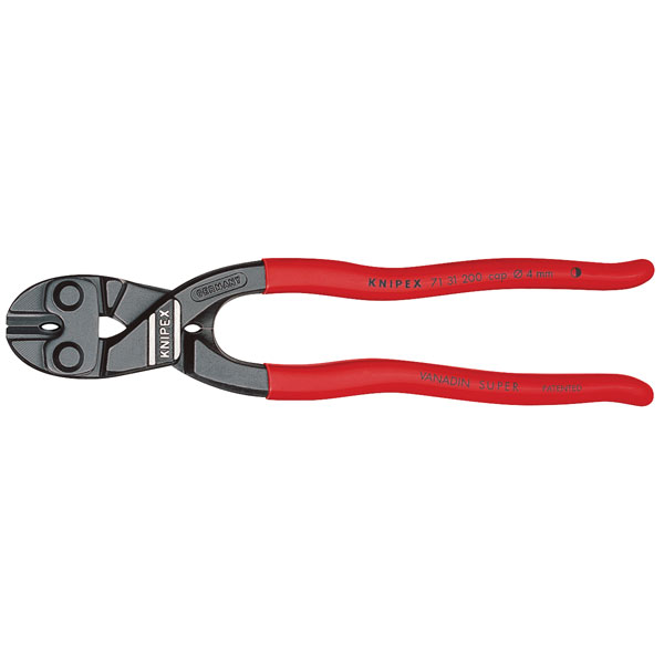 Knipex 71 31 200 200 mm High Performance Chrome Vanadium Steel Compact bolt cutter