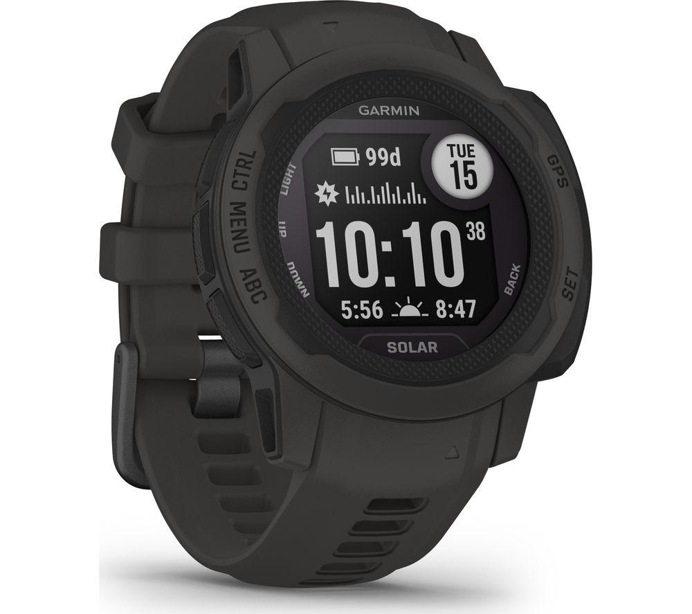 Garmin Instinct 2S Solar - Graphite, Silver/Grey