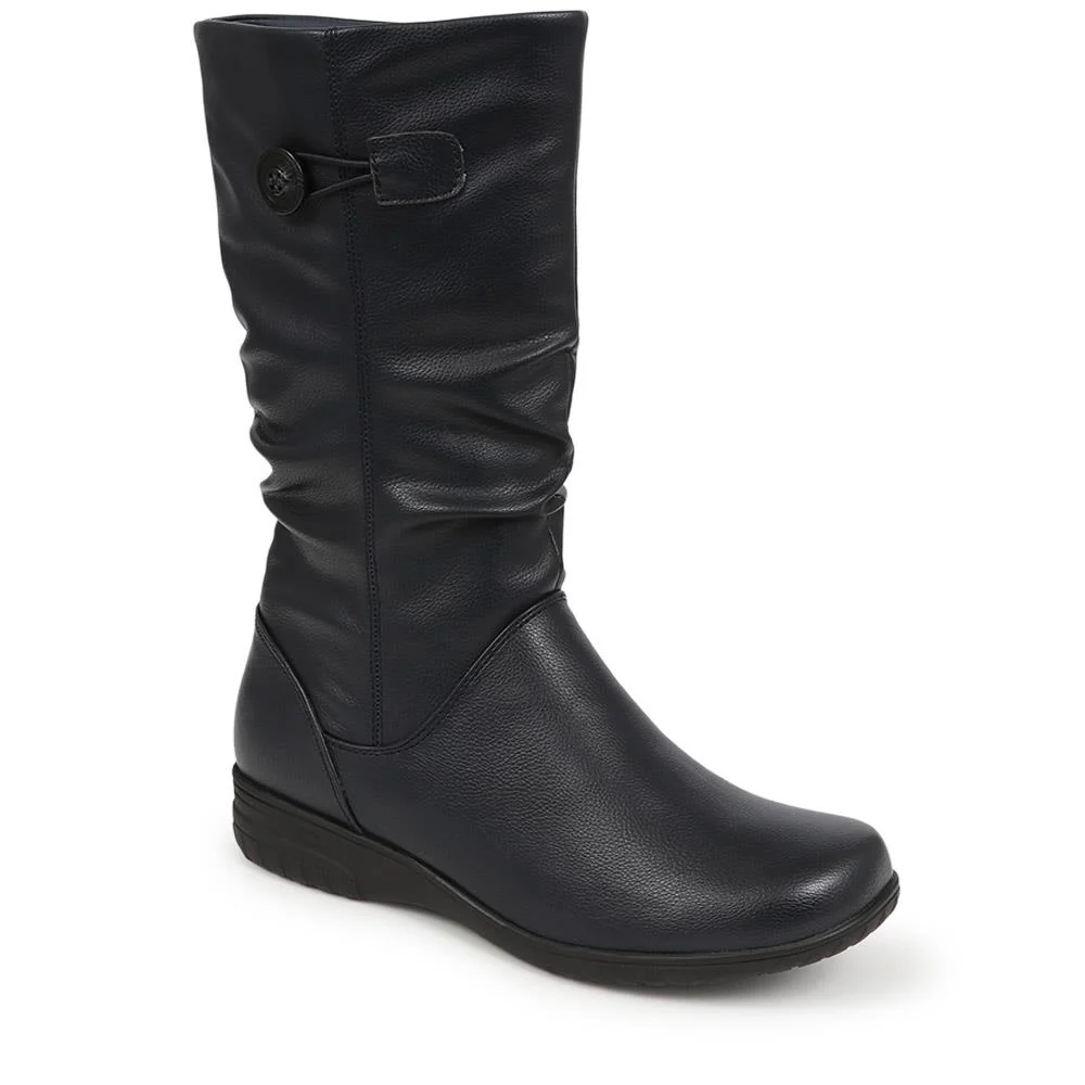 Flat Slouch Boots