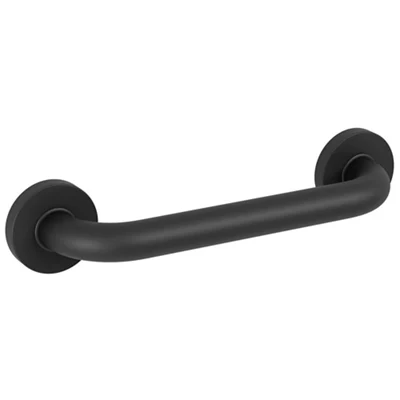 Evekare Comfort Grip Black Curved Grab Rail (L)300mm