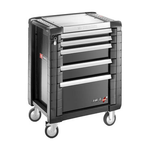 Facom JET+ 5 Drawer Tool Roller Cabinet Black